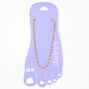 Gold Twisted Chain Anklet,