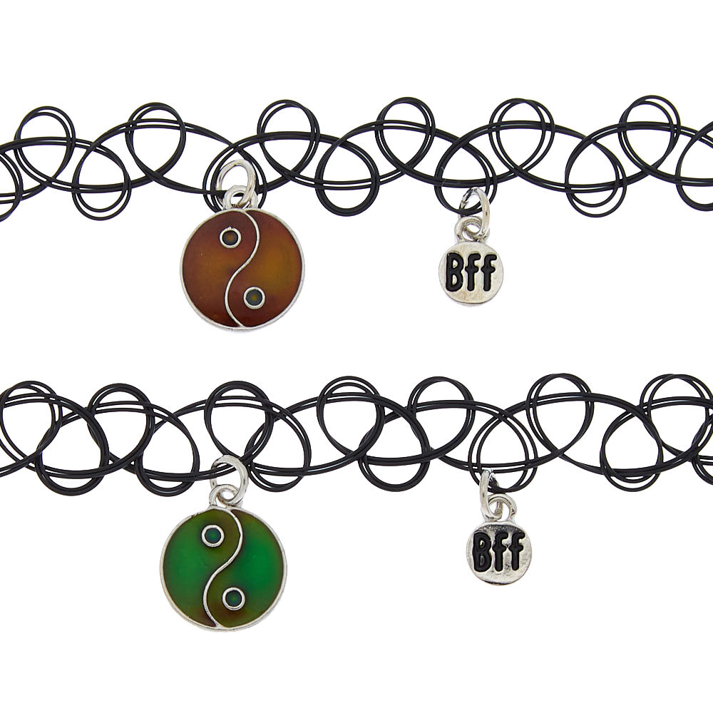 Claire's yin yang mood necklace on sale
