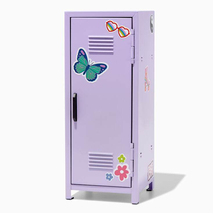 Purple Mini Locker Storage Decor,