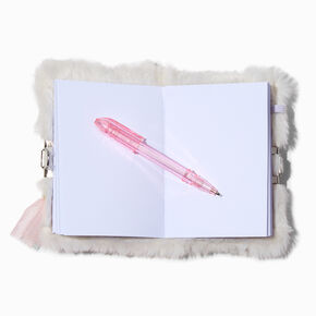 Claire&#39;s Club Plush Ballerina Bear Lock Diary,