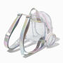 Clear Holographic Small Backpack,