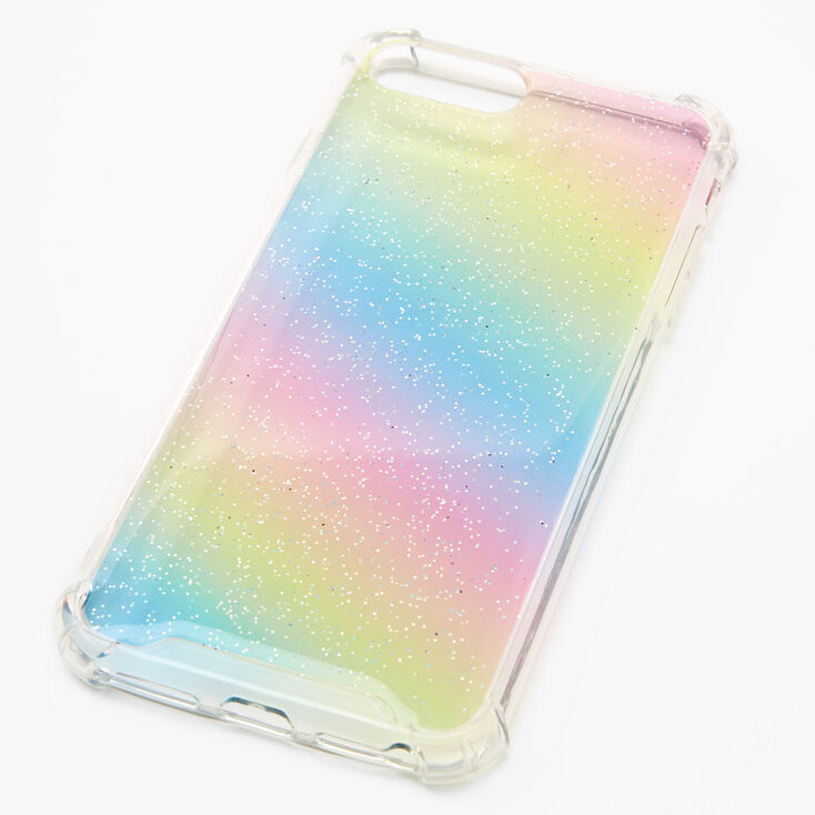 Rainbow Glitter Phone Case - Fits iPhone 6/7/8 Plus,