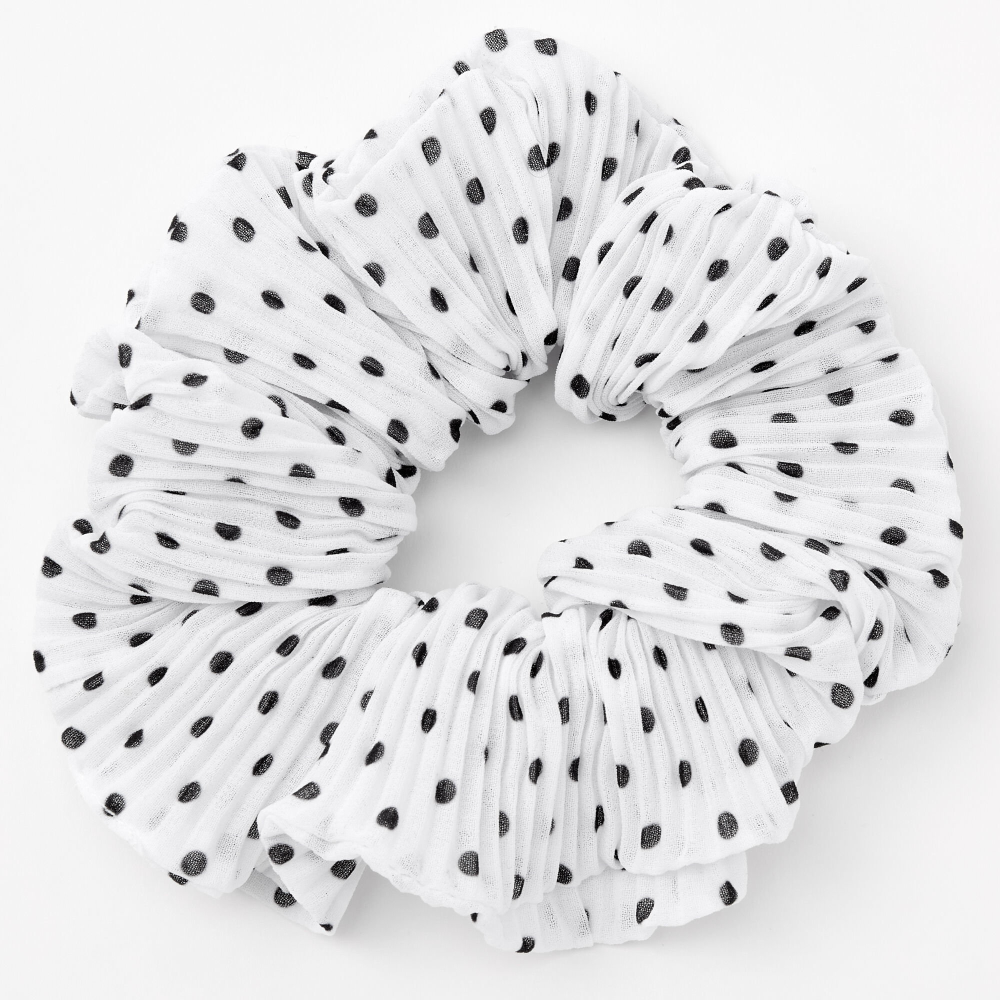 Polka Dot Hair Scrunchie