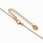 Pastel Crystal Confetti Gold-tone Choker Necklace ,