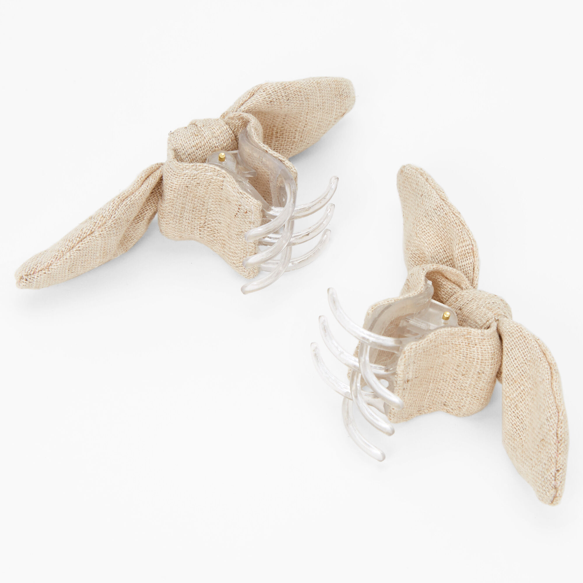 Small Jute Knot Hair Claws - 2 Pack,