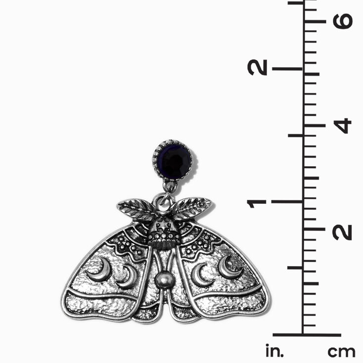 Pendantes 2,5&nbsp;cm papillon de nuit c&eacute;leste,