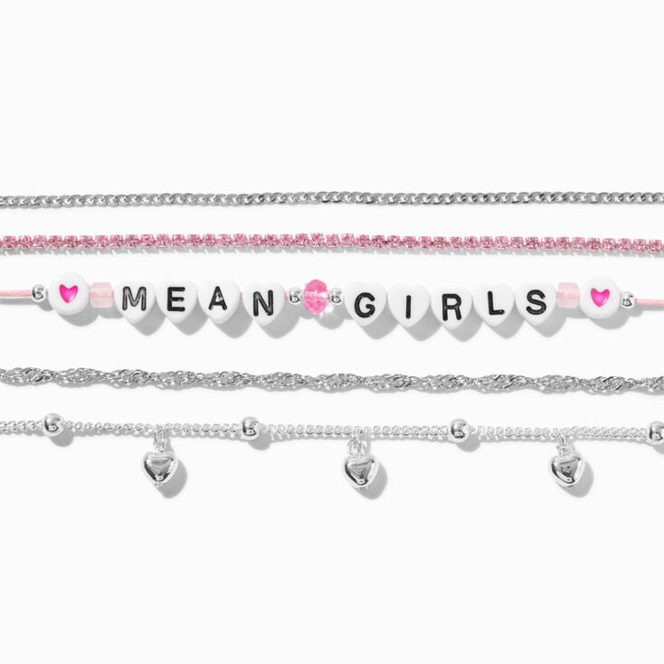 Mean Girls™ x Claire's Silver-tone Bracelet Set - 5 Pack
