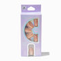 Gold Glitter Celestial Medium Oval Vegan Faux Nail Set - 24 Pack,
