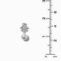 Pendantes 2,5&nbsp;cm style vintage perles d&#39;imitation et zircon cubique d&#39;imitation,