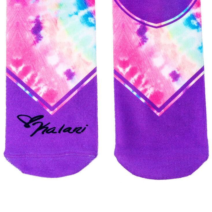 Kalani Hilliker Pretty Feet Tie-Dye Design Socks,
