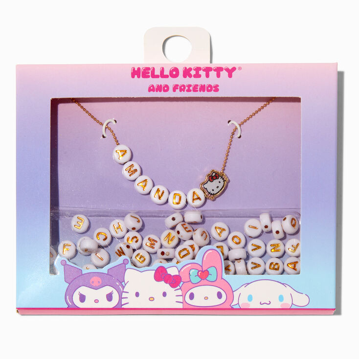 Hello Kitty&reg; And Friends Personalized Bead Necklace,