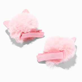 Claire&#39;s Club Fox Pom Pom Hair Clips - 2 Pack,