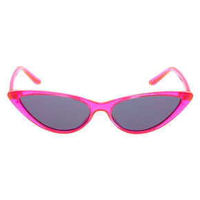 Neon Cat Eye Sunglasses - Pink,