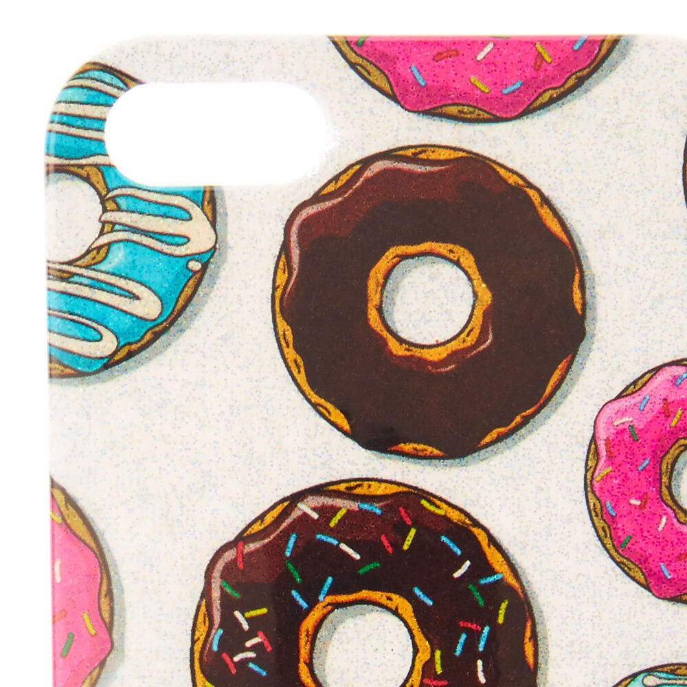 Silver Shimmer Donut Phone Case - Fits iPhone 5/5S/SE,