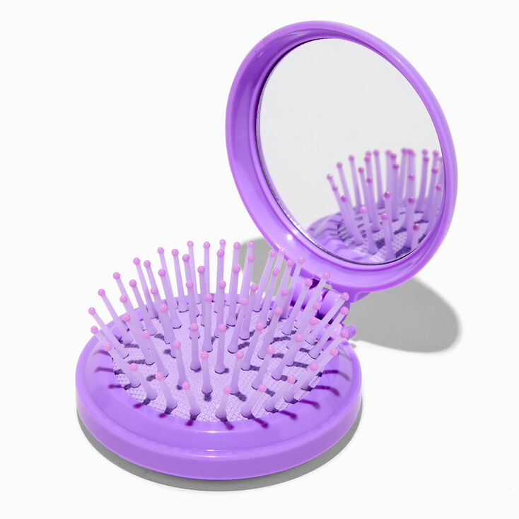 Snow Bunny Bling Pop-Up Hair Brush,