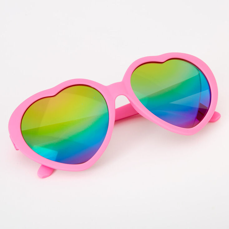 Claire&#39;s Club Heart Sunglasses - Pink,