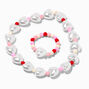 Claire&#39;s Club Pearl Hearts Gold Jewelry Set - 3 Pack,
