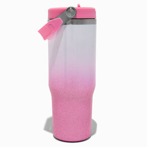 Pink Sparkle Stainless Steel Water Bottle,