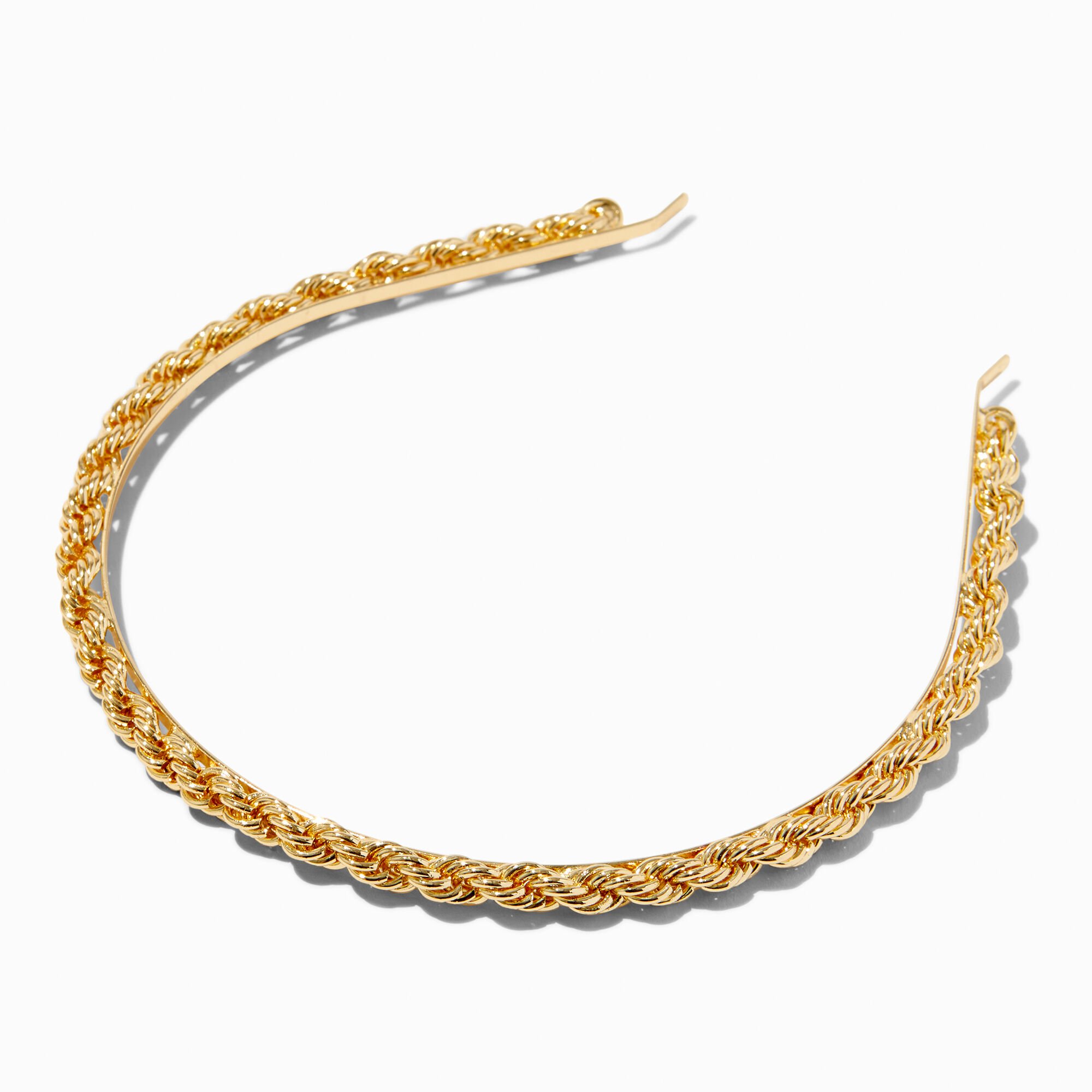 Gold Chain Metal Headband,