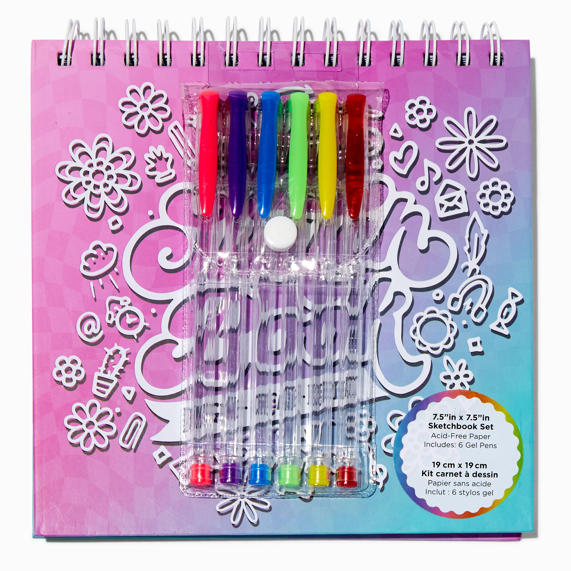 Ombré Sketchbook & Gel Pen Set,
