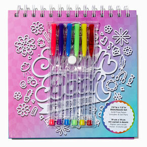 Ombr&eacute; Sketchbook &amp; Gel Pen Set,