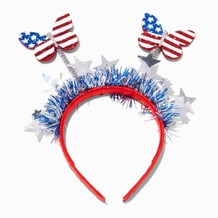 Stars &amp; Stripes Butterfly Bopper Headband,