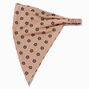 Brown Daisy Groovy Head Scarf,