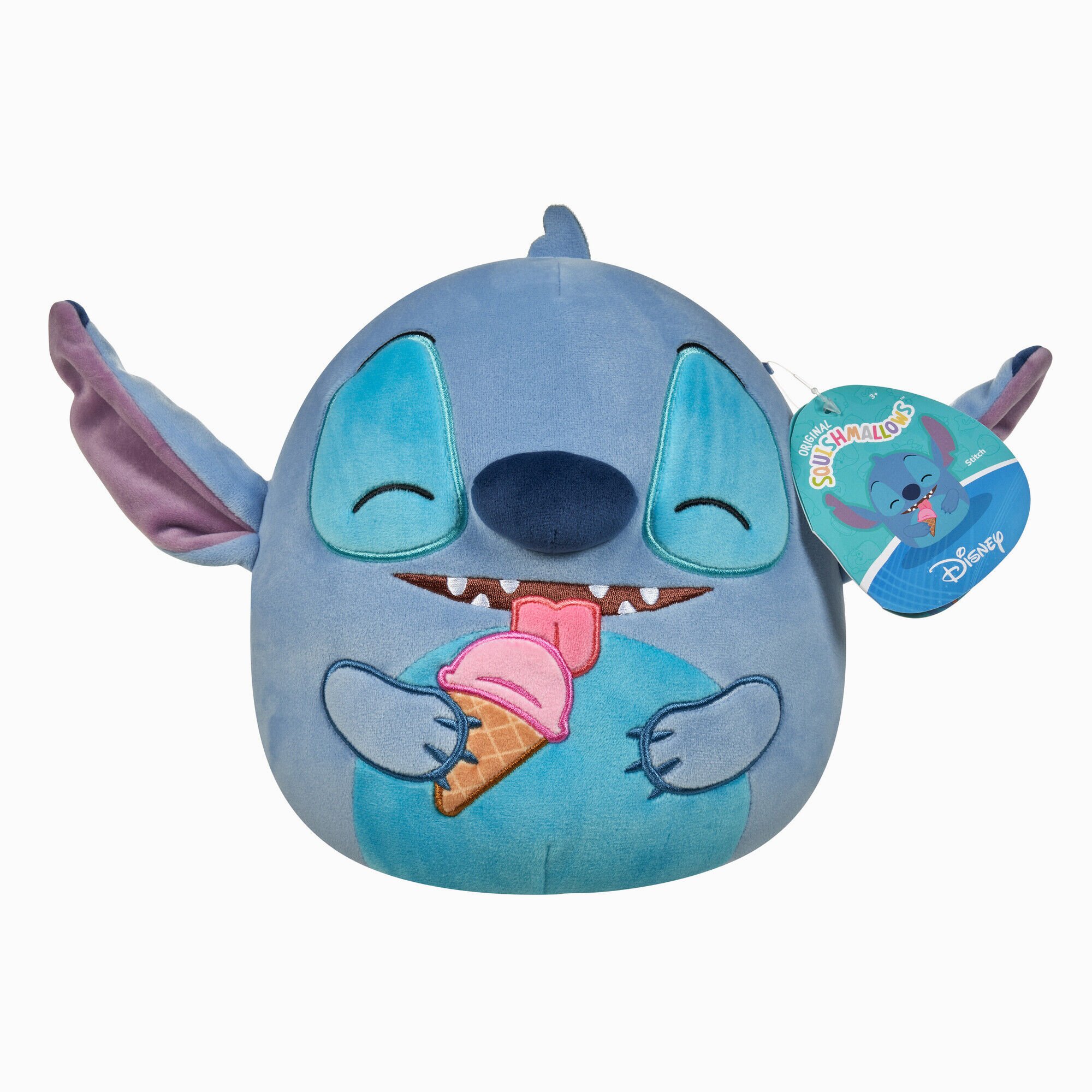 Squishmallows™ x Disney Stitch 8" Ice Cream Soft Toy,