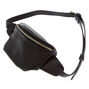 Faux Leather Bum Bag - Black,