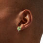 St. Patrick&#39;s Day Gemstone Sharmrocks Necklace &amp; Earring Set - 2 Pack,