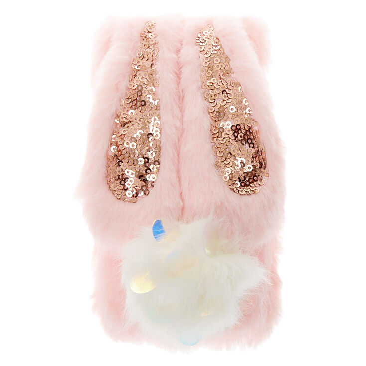 Bunny Faux Fur Phone Case - Fits iPhone 6/7/8/SE,