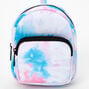 Pastel Tie Dye Mini Backpack Keychain - Pink/Blue,