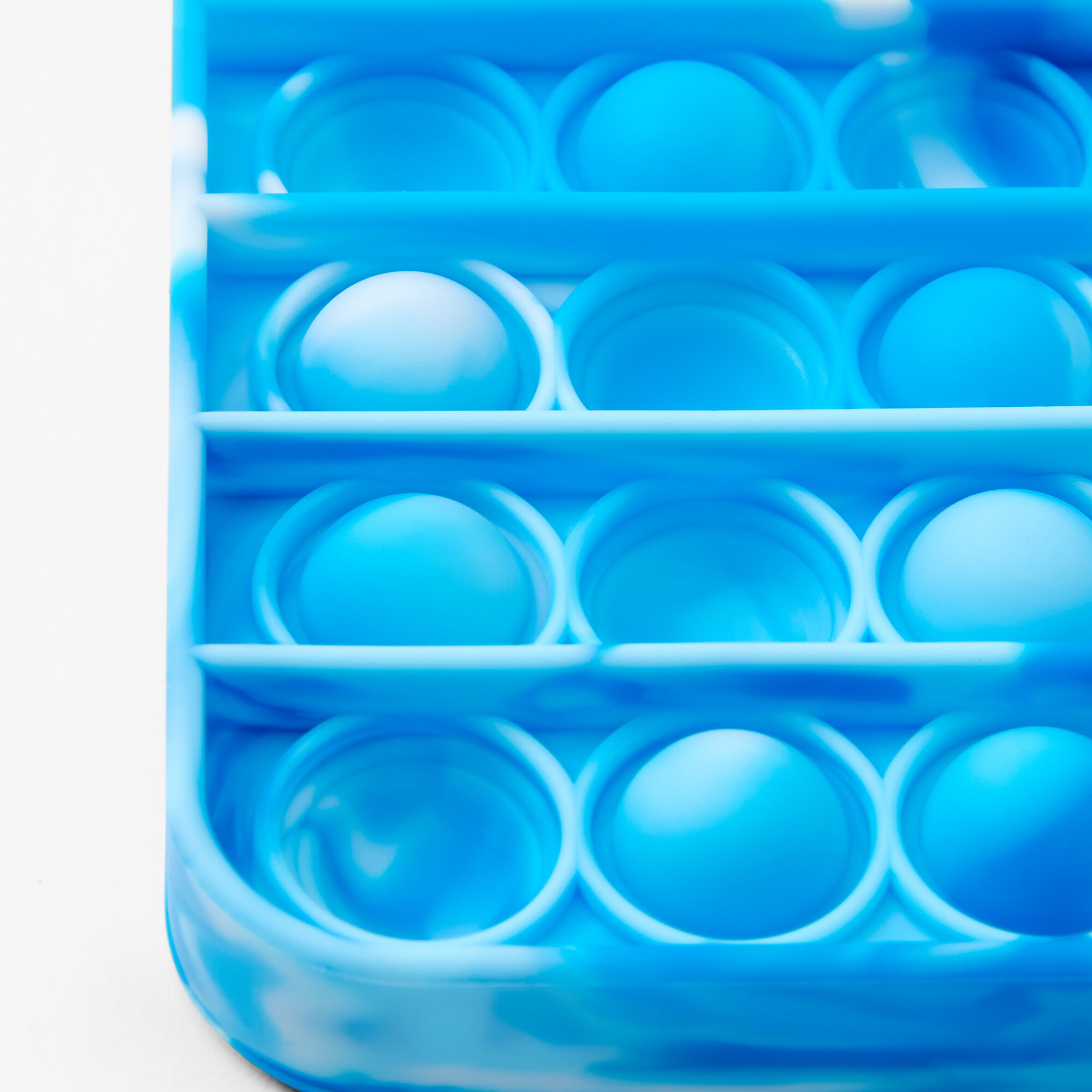 Pop Poppers Square Fidget Toy - Blue,