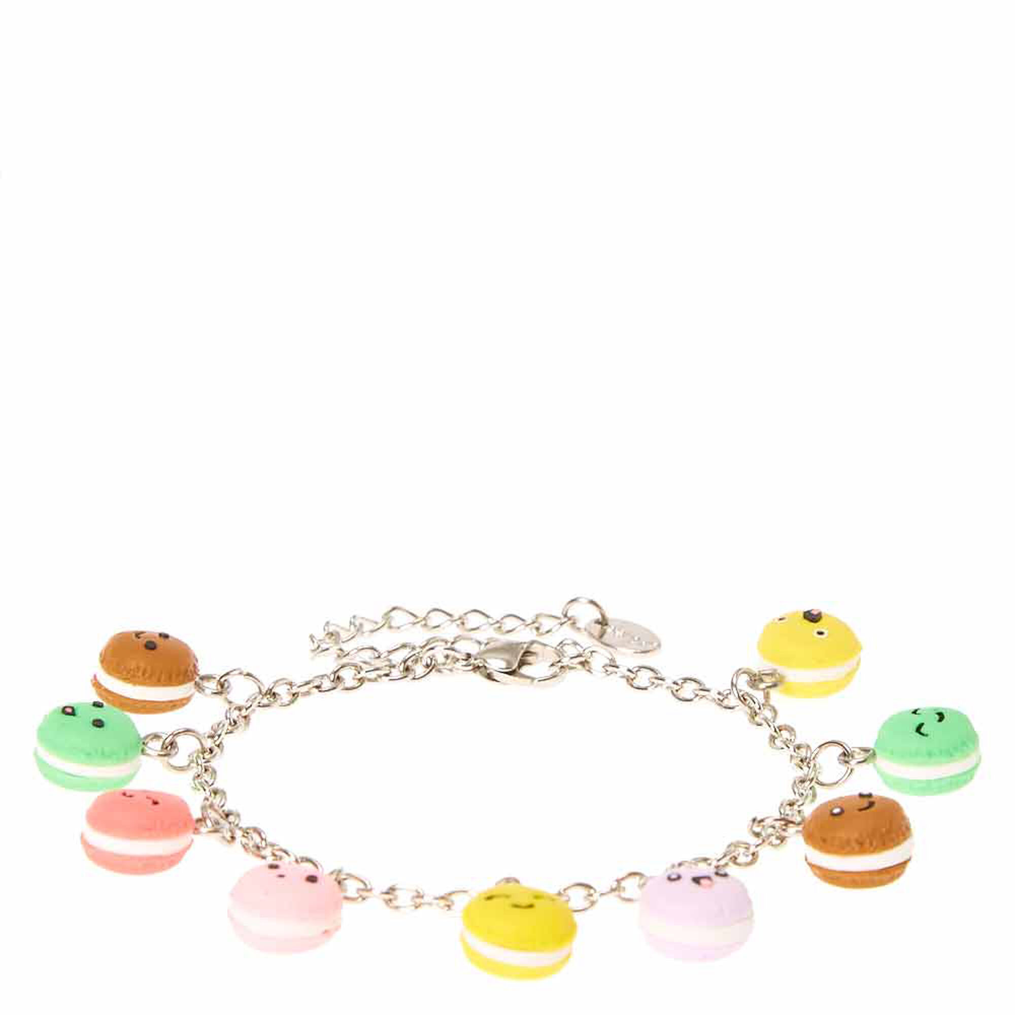 View Claires Macaroon Charm Bracelet Silver information