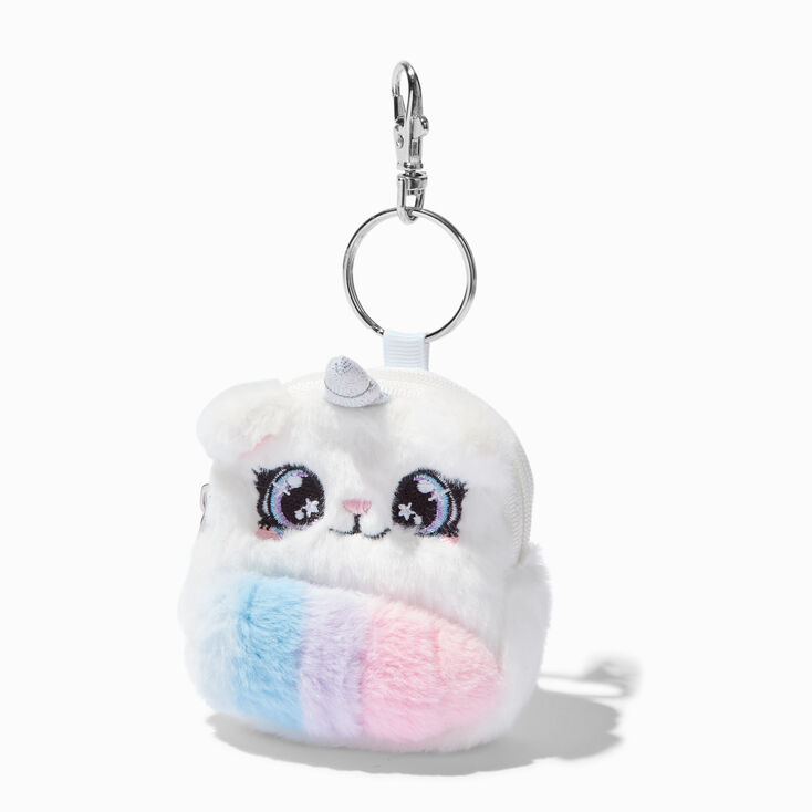 Caticorn Mini Backpack Keychain,