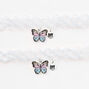 Ras-de-cou best friends effet tatouage papillon - Lot de 2,