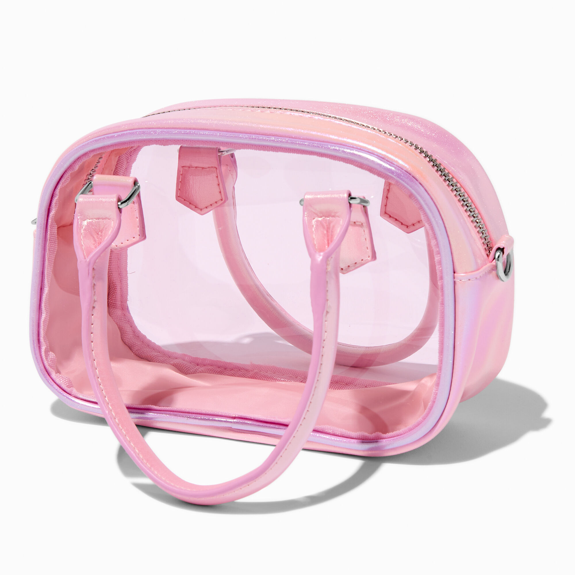 Pink clear crossbody hot sale