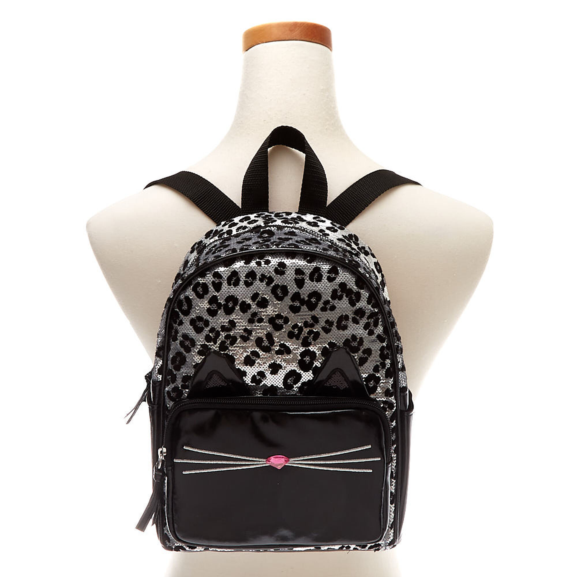 loungefly black sequin backpack