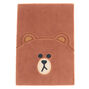 LINE FRIENDS&copy; Brown A5 Plush Notebook &ndash; Brown,
