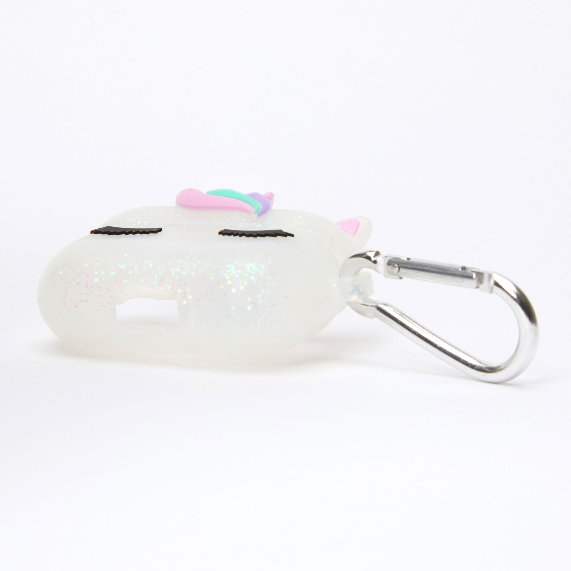 White Glitter Unicorn Silicone Earbud Case Cover - Compatible with Apple AirPods pro®,