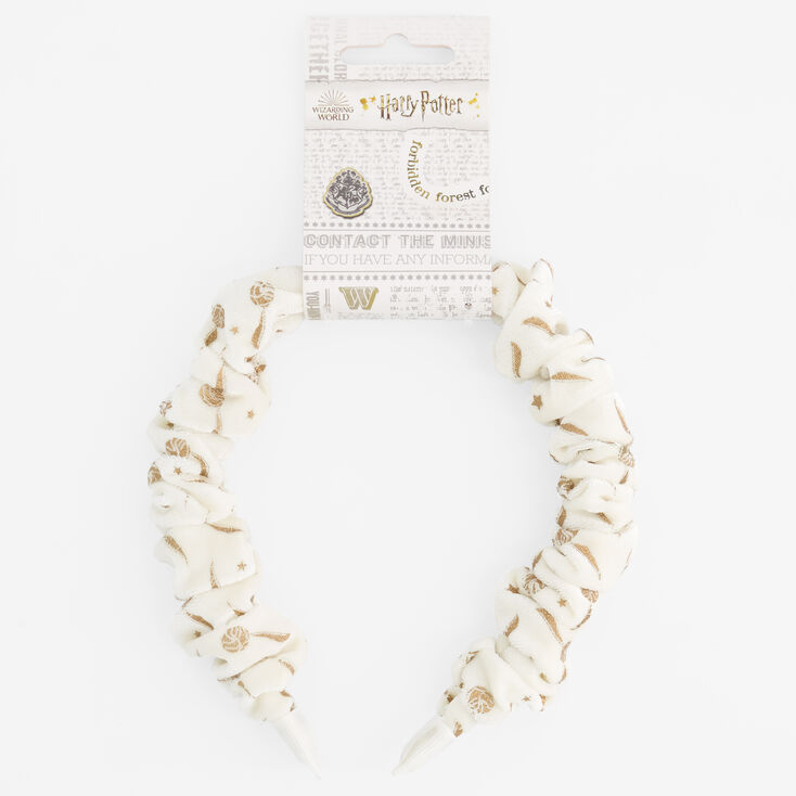 Harry Potter&trade; Golden Snitch  Headband &ndash; White,