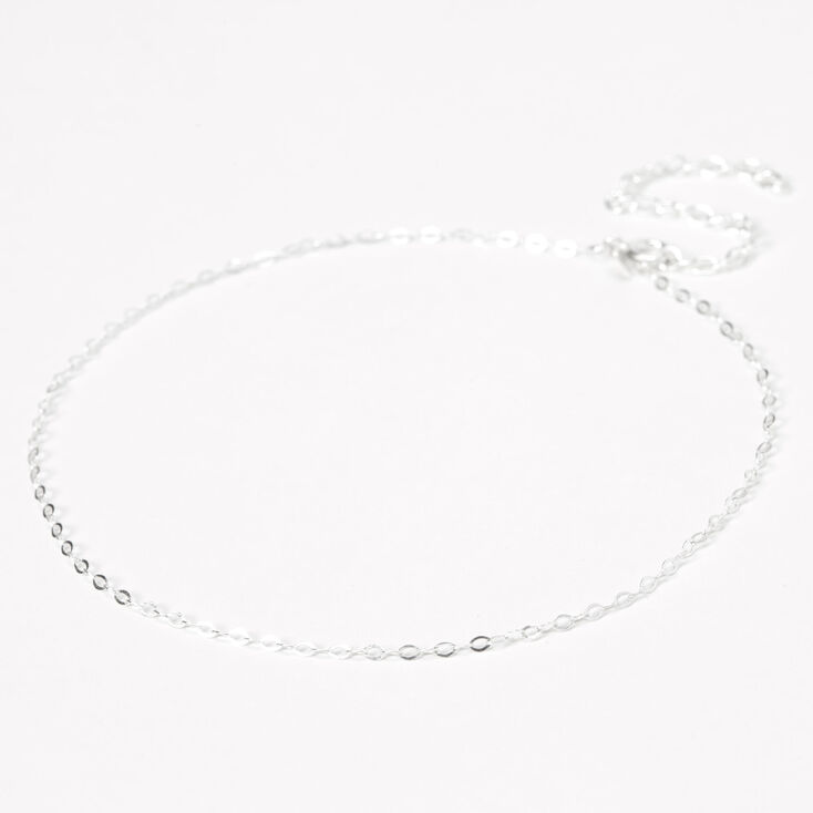 Sterling Silver Chain Anklet,
