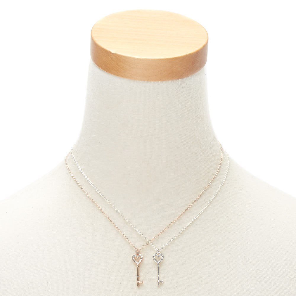 Best friend key necklaces hot sale