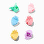 Claire&#39;s Club Rainbow Strawberry Mini Hair Claws - 12 Pack,