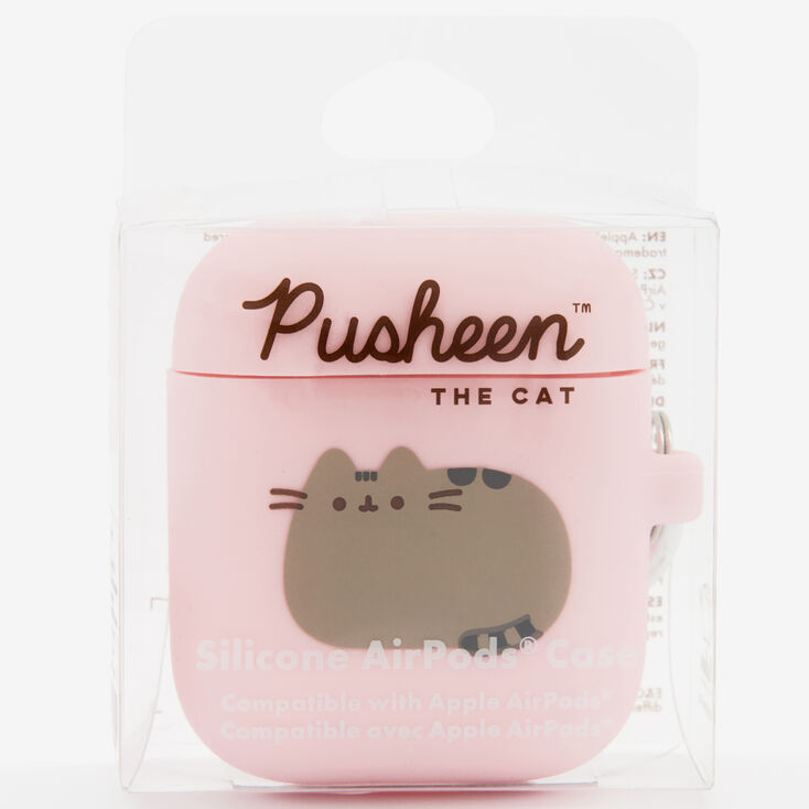 Pusheen&reg; Silicone Earbud Case Cover - Compatible With Apple AirPods,