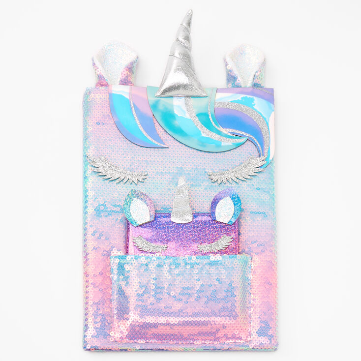 Pastel Ombr&eacute; Sequin Unicorn Sketchbook Set - 2 Pack,