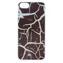 Black Cracked Marble Phone Case - Fits iPhone 6/7/8/SE,
