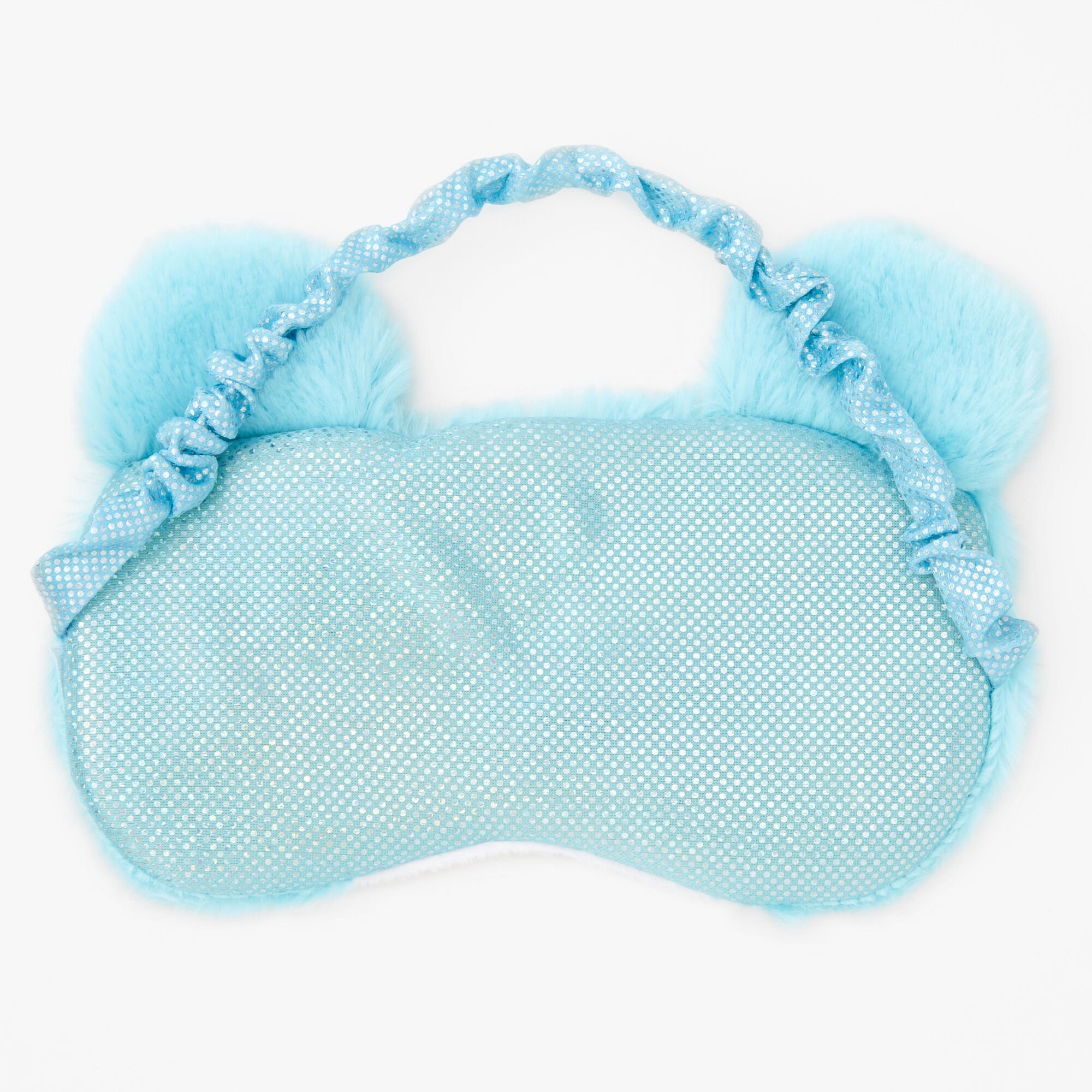 Blue Bear Furry Sleeping Mask,