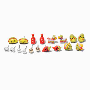 Clous d&#39;oreilles cactus taco - Lot de 9,