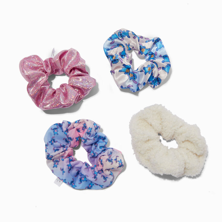 Disney Stitch Claire&#39;s Exclusive Cosy Hair Scrunchies - 4 Pack,